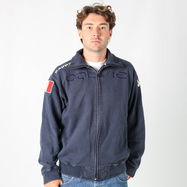 Navy Blue 90s Kappa Sweatshirt (XL)